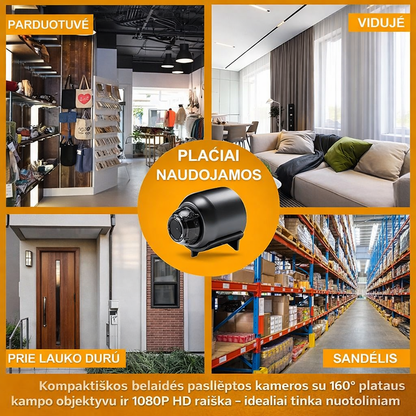 ClearFix™ - Belaidė paslėpta kamera,su nuotolinio stebėjimo funkcija.