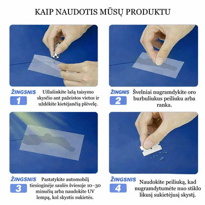 ClearFix™ - Automobilio stiklo nano remonto skystis